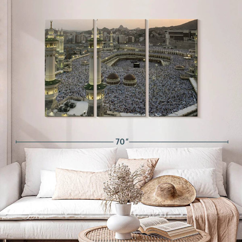 Adella Masjid Al Haram Kaaba, H 32 po x l 50 po