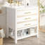 Single Bathroom Vanity with Ceramic Basin-134243243