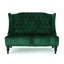 Causeuse pour la maison en velours vert