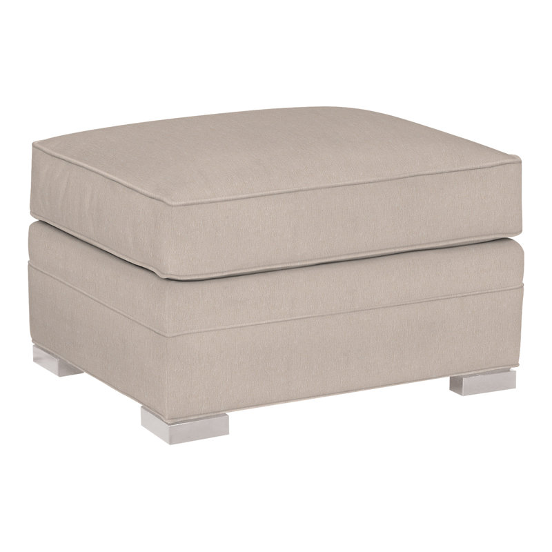 Davidson 28" Ottoman, Dove Gray, Jiggles Fawn