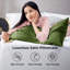 Ensemble de 2 taies d'oreiller en satin, 300 fils, sable gris, GentleSoft ™-359644276-359644247