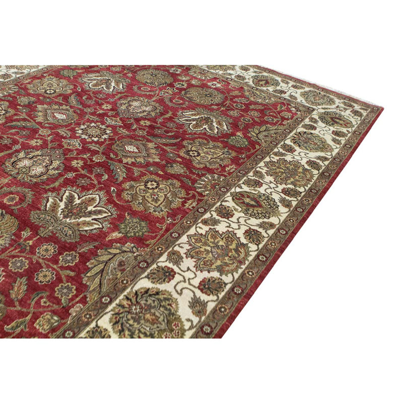 Wool Oriental Area Rug, Rectangle 9' x 11'10"