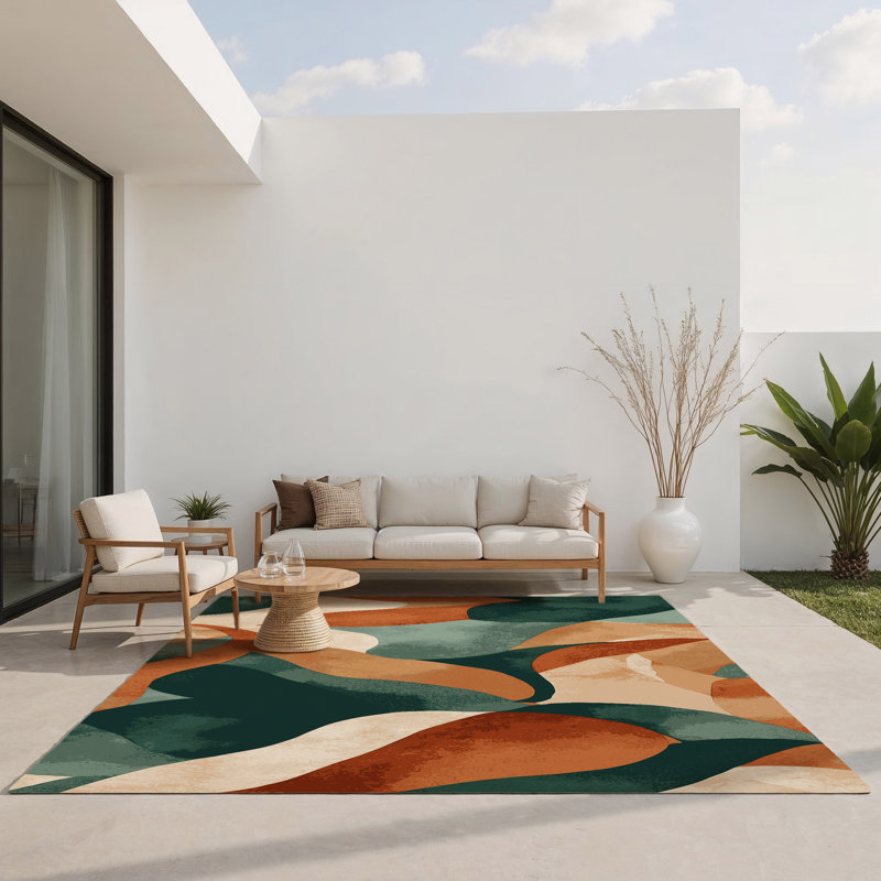 Tapis cuivre et cuivre, Rectangulaire 3 pi x 5 pi