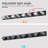 8-Light LED Vanity Light with Acrylic Shades-838254103