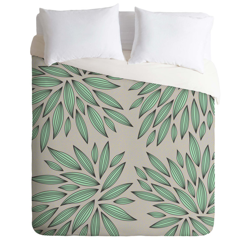 Housse de couette Gabi Mint, Grand, Poids léger