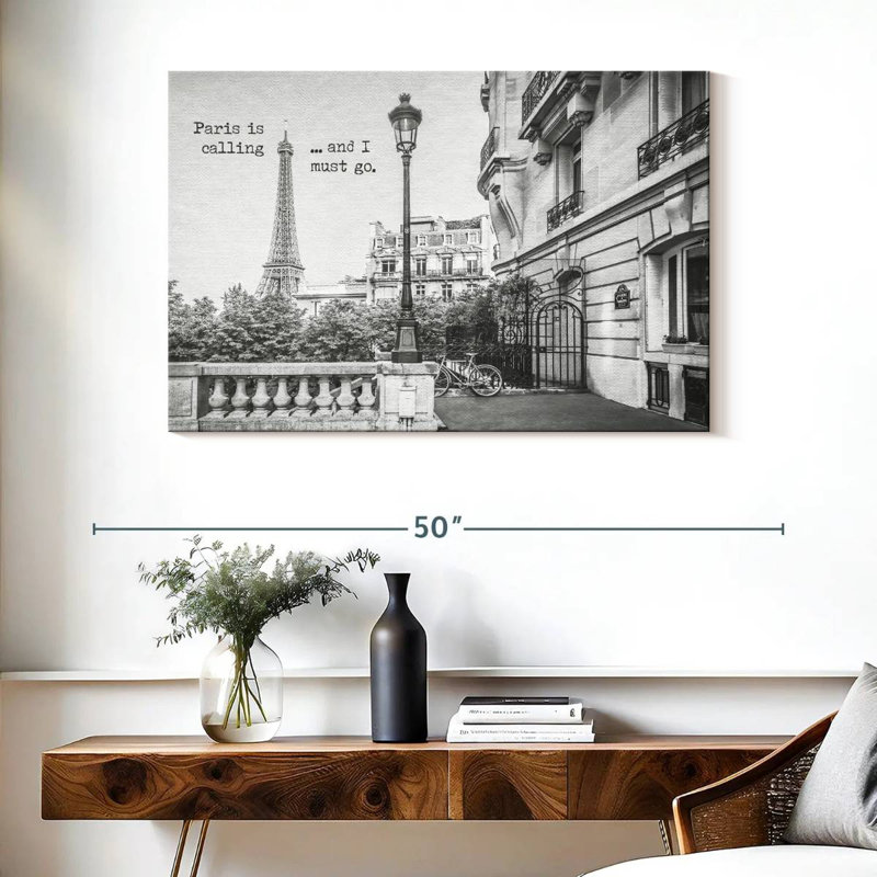 Rorry Paris Is Calling, 26" H x 39" W