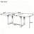 TOPMAX Extendable Solid Wood Dining Table-1222394100