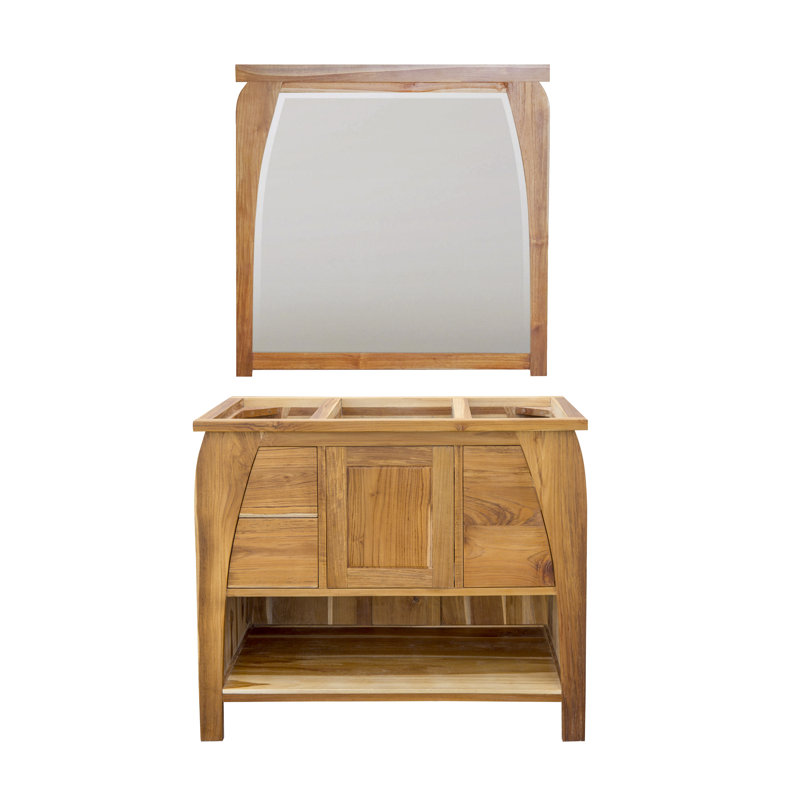 21'' Solid Wood Single Bathroom Vanity Top