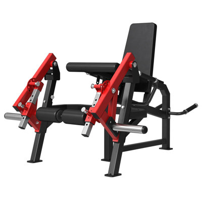 4-In-1 Plate Loaded Leg Machine – Unilateral Extension & Curl Bench For Home Gym
