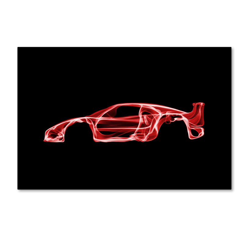 Magar Magar, «ferrari F40», impression sur toile tendue, H 30 po x l 47 po