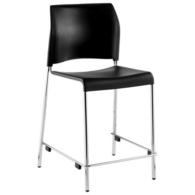 Tabouret en plastique NET 8800 Series Cafetorium, hauteur comptoir