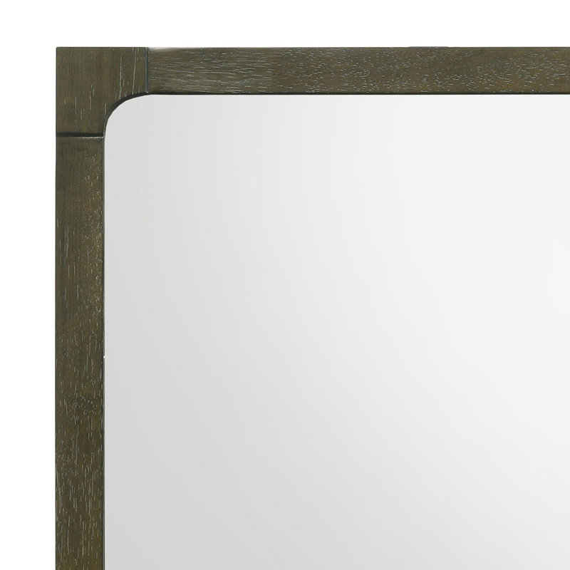 6-Drawer Dresser And Mirror Dark Cocoa