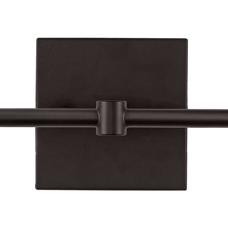 Chuperosa Bohemian Farmhouse Iron/Glass LED Vanity, Oil Rubbed Bronze, 2