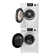 Ensemble de buanderie compacte 24 po 110V Equator Premium MATCHING