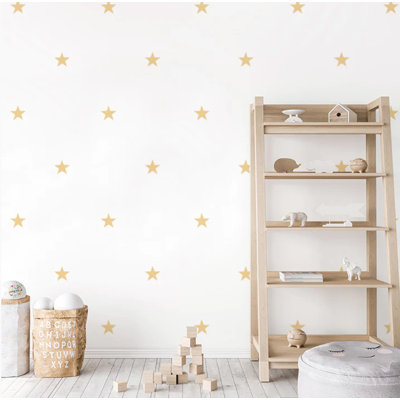 Adhésif décoratif cinq étoiles