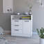 Commode 3 tiroirs avec armoire à porte Cresco-1481972482