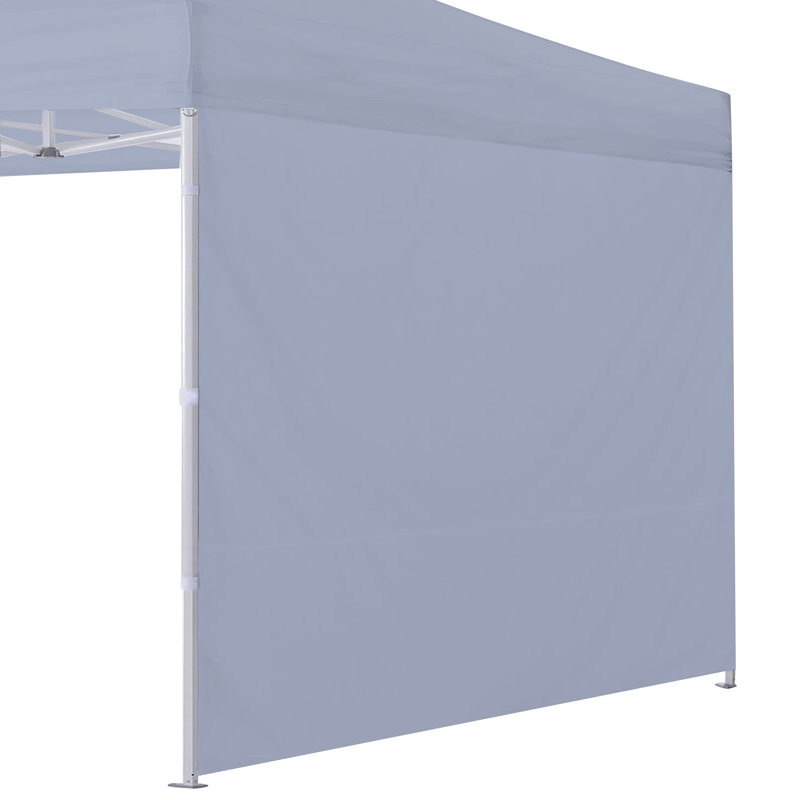 Paroi latérale 10 'x 10' Amaal seulement pour tente à baldaquin, Gris