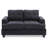 Cozy Transitional Loveseat For Two