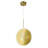 Oey 1 - Light Brass LED Single Pendant-745075170