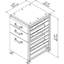 Classeur vertical mobile 3 tiroirs Osvald-110336257