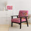 Fauteuil rembourré en velours multicolore Bird On Tree-1010955223-857662697