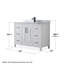 Daria 48'' W Single Vanity-97901530-97901536