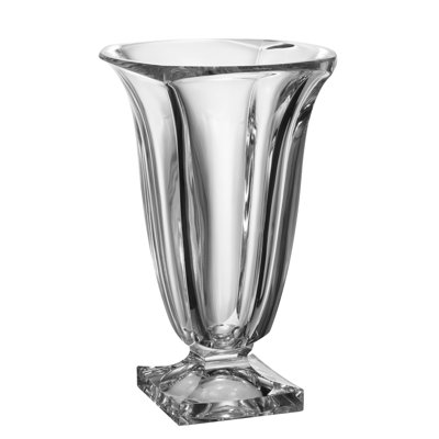 Vase de table footed Crystalline