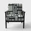 Hajerah - Upholstered Mid-Century Accent Arm Chair