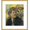 Autoportrait avec Manao Tupapau par Paul Gauguin - Estampe numérique encadrée