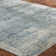 Tapis bleu / beige à motif abstrait Ann