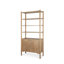Étagère ouverte 2 portes en bois brun clair Edward-128922721