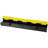 Rubber Cable Guard 38.58 x 9.45 x 1.77 in 5-Pack 2-Channel Wire Protection Ramp Black/Yellow with Flip-Open Top Cover