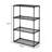 4-SHELF WIRE RACK(1PACK) WITH COVER