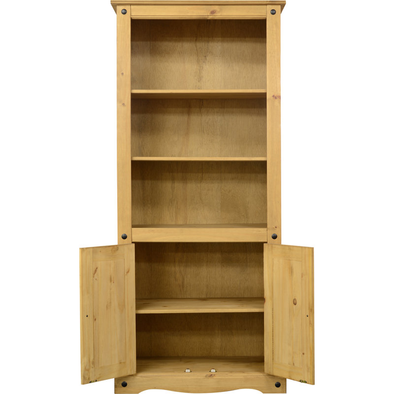 Castillon Bookcase Display Cabinet Corona Style, Brown