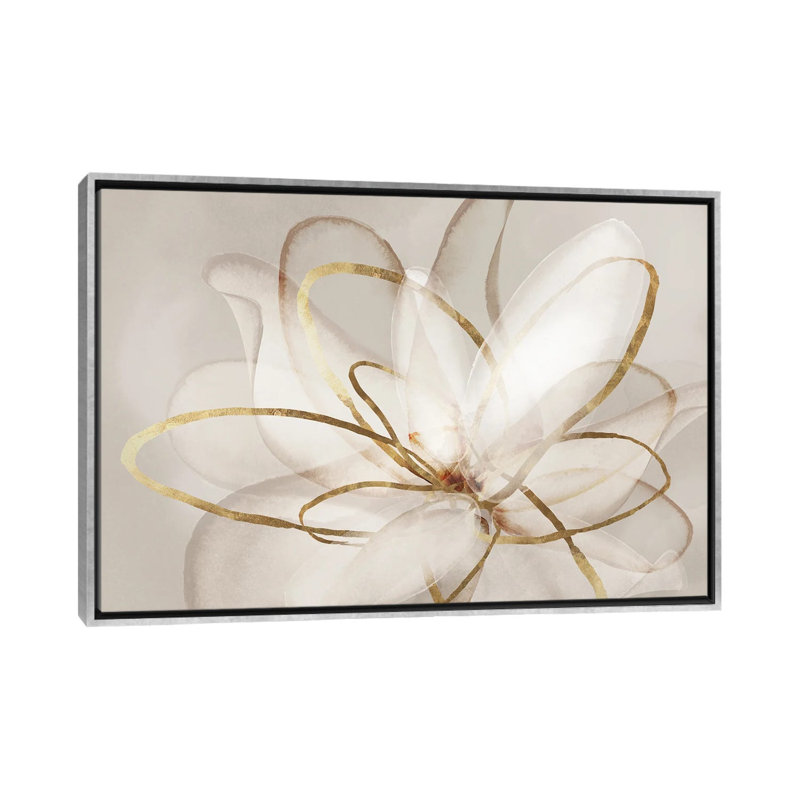 Transparent Transparent III '- imprimé, H 32 po x l 48 po, Impression encadrée, Argent argent