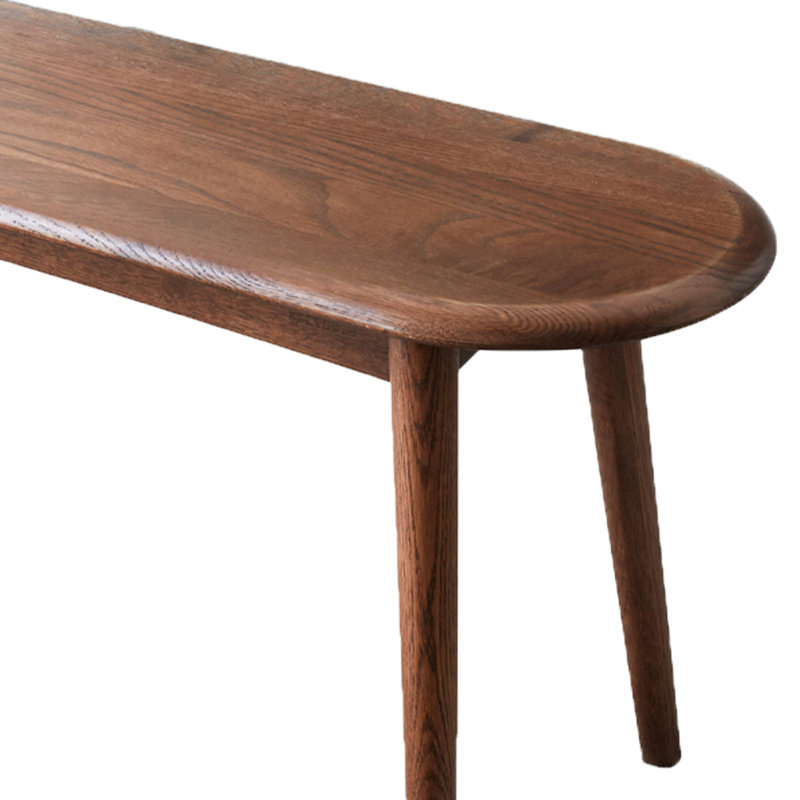 Banc en bois massif, H 16,15 po x l 39,38 po x P 11,82 po