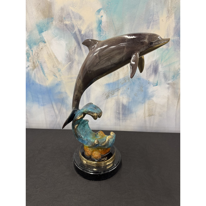 Sculpture en bronze océanique Ocean Grace