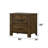 Oak Wooden Nightstand With 2 Drawers For Bedroom Warmth Bedroom, In Luminous Oak Finish