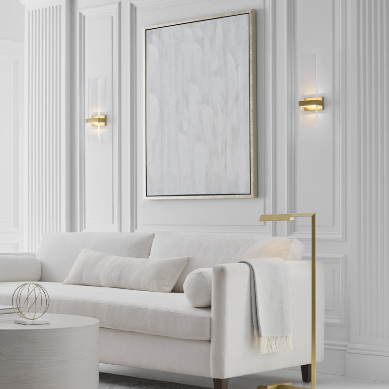 Flyta 1 - Light LED Flush Mounted Sconce, Clear