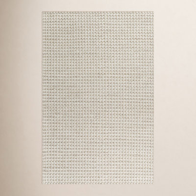 Auria Hand-Woven Chevron Silver Rug