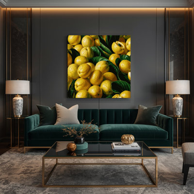 «Fruit Abiu», art mural sur toile vert