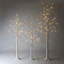 Lighted Artificial Cedar Christmas Tree-1949560666