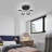 Cleao Acrylic LED Semi Flush Mount