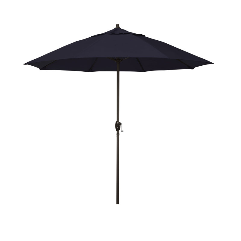 Parasol de marché 7,5 pi Simons, Toile performance bleu marine