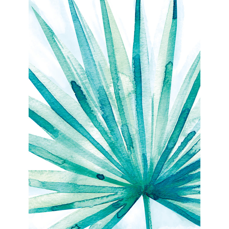Palm Leaf - Painting Print, 76cm H x 51cm W, Wrapped Canvas