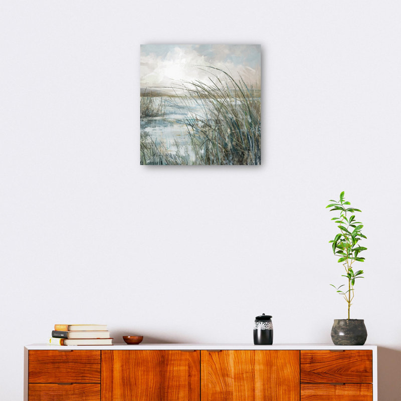 Beyond the Dunes Coastal Landscape Canvas Art Print, 20" x 20"