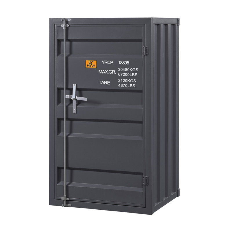Coffre de finition Cargo Gunmetal, Métal industriel