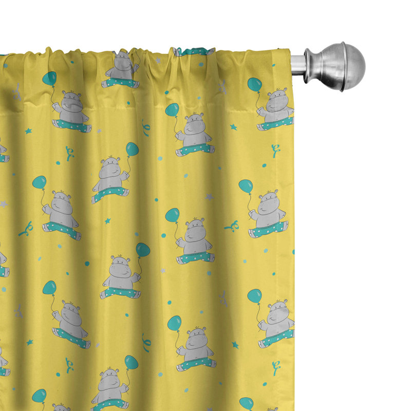 Panneau coulissant semi-diaphane avec passe-tringle Hippo, 28 po x 63 po