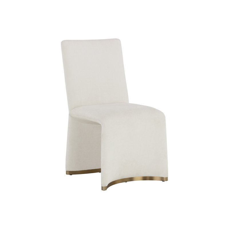 Iluka Upholstered Dining Chair, Cream