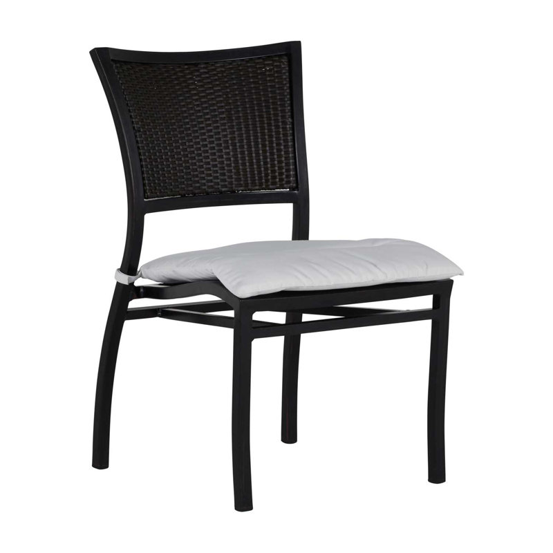 Aire Side Chair, White/Blue